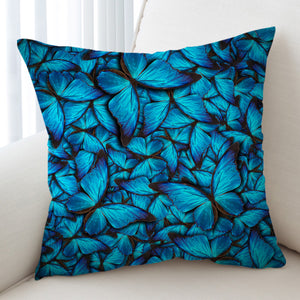 3D Blue Monarchs SWKD0982 Cushion Cover
