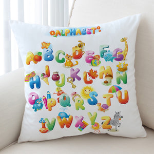 English Alphabet SWKD0983 Cushion Cover