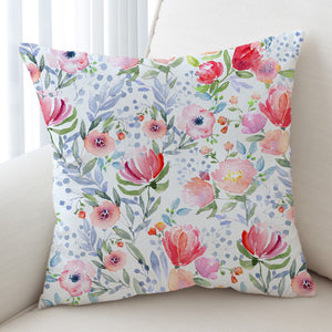 Watercolored Flowers SWKD0990 Cushion Cover