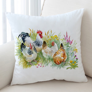 Chicken Garden SWKD1016 Cushion Cover