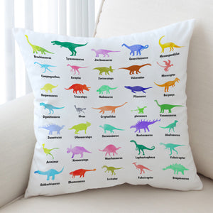 Dino Almanac SWKD1114 Cushion Cover