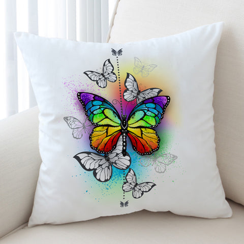 Image of Rainbow Butterfly SWKD1116 Cushion Cover