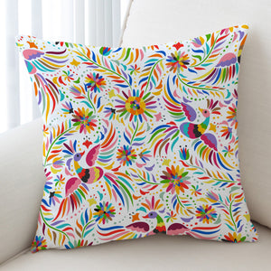 Colorful Peacocks SWKD1161 Cushion Cover