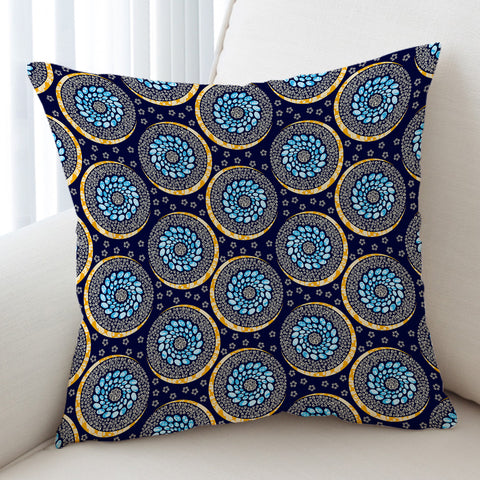 Image of Stylized Circles SWKD1175 Cushion Cover