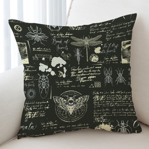 Entomology Note SWKD1178 Cushion Cover