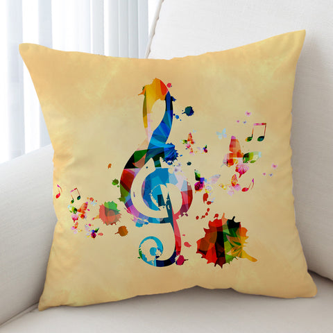 Image of Treble Clef SWKD1374 Cushion Cover