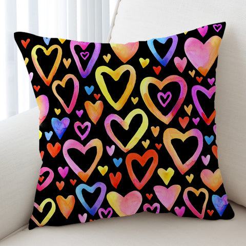 Image of Heart Patterns SWKD1379 Cushion Cover