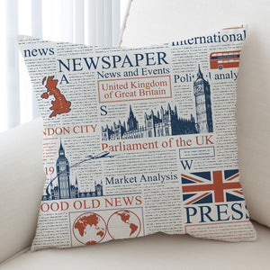 British News SWKD1508 Cushion Cover