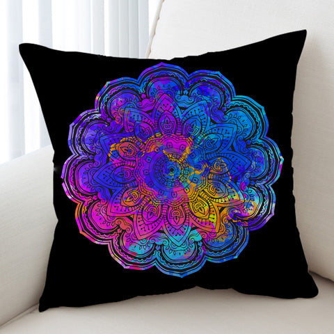 Image of Colored Mandala SWKD1540 Cushion Cover