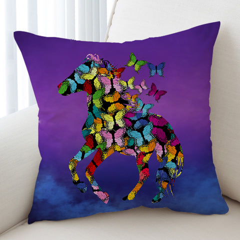 Image of Butterflied Horse SWKD1549 Cushion Cover