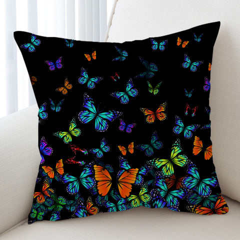 Image of Night-glow Butterflies SWKD1554 Cushion Cover