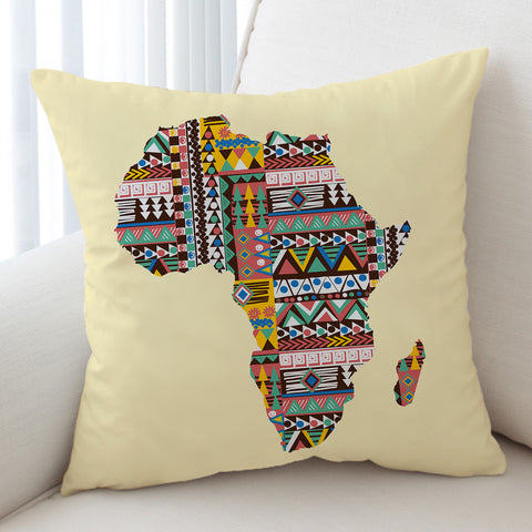 Image of Stylized Continent SWKD1559 Cushion Cover