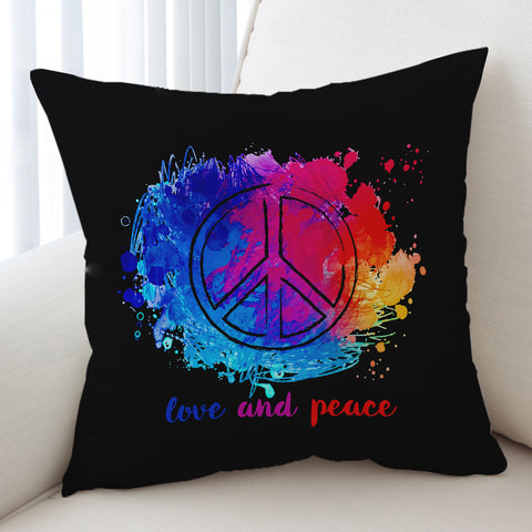 Image of Love & Peace SWKD1636 Cushion Cover