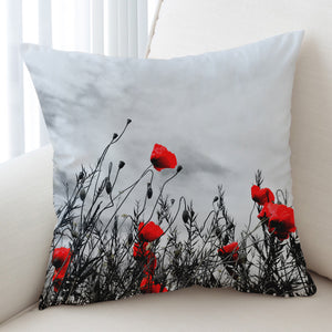Red Poppy SWKD1640 Cushion Cover