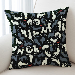 Cat Poses SWKD1657 Cushion Cover