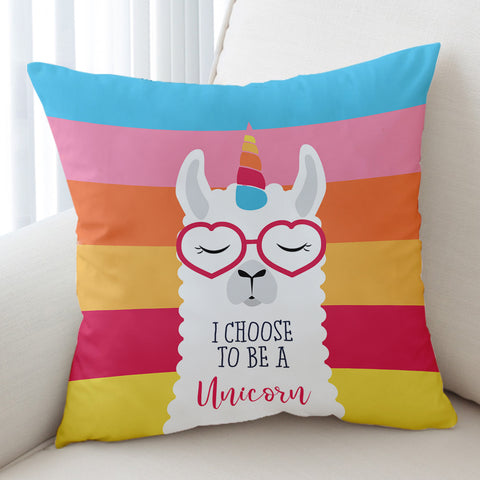 Image of Unicorn Llama SWKD1658 Cushion Cover