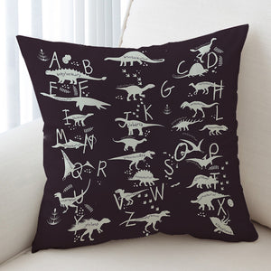 Dinosaur Alphabet SWKD1709 Cushion Cover