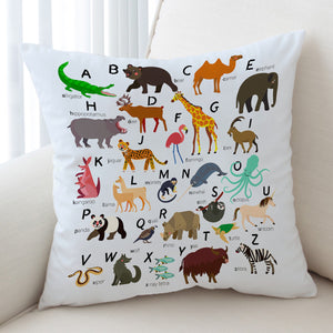 Animal Alphabet SWKD1713 Cushion Cover