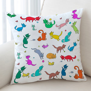 Doodles Cat SWKD1740 Cushion Cover