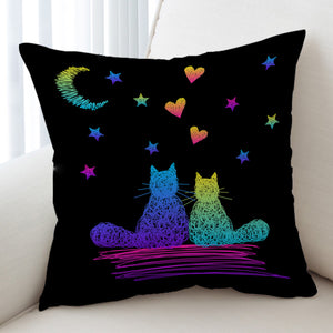 Cat Couples SWKD1746 Cushion Cover