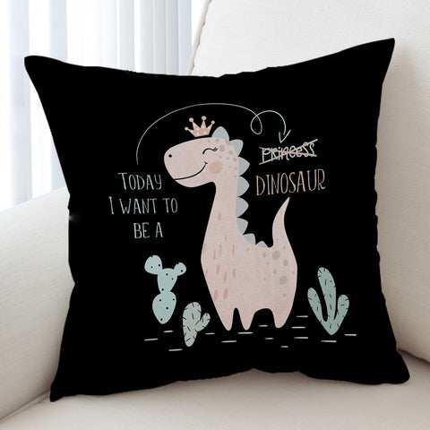 Image of Dinosaur Princess SWKD1747 Cushion Cover