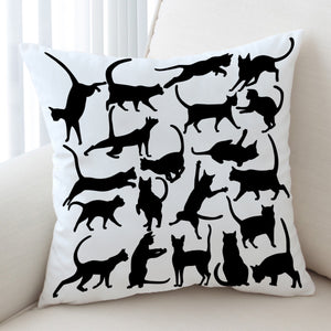 Cat Poses SWKD1834 Cushion Cover