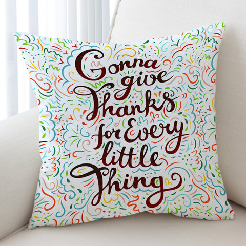 Image of Grateful Quote SWKD1835 Cushion Cover