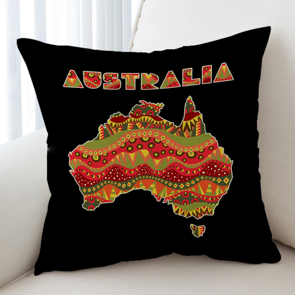 Australia Continent SWKD1845 Cushion Cover
