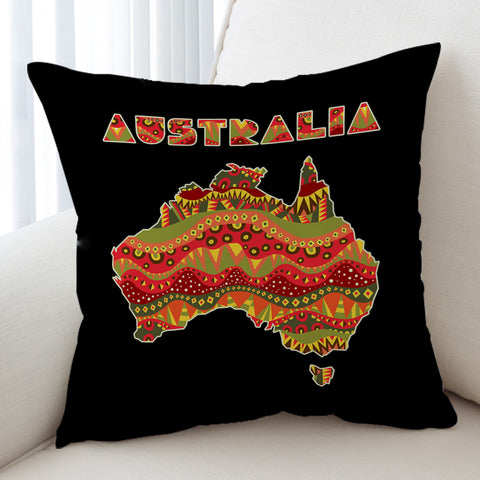 Image of Australia Continent SWKD1845 Cushion Cover