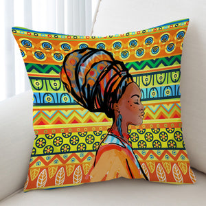 African Lady SWKD1885 Cushion Cover