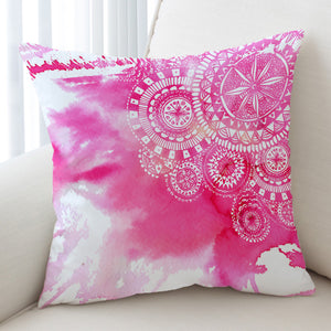 Pinkish Circle Decoration SWKD1886 Cushion Cover