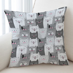 Cat Pattern SWKD1889 Cushion Cover