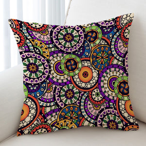 Stylized Circles SWKD1997 Cushion Cover