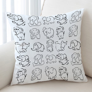 Funky Elephants SWKD2001 Cushion Cover