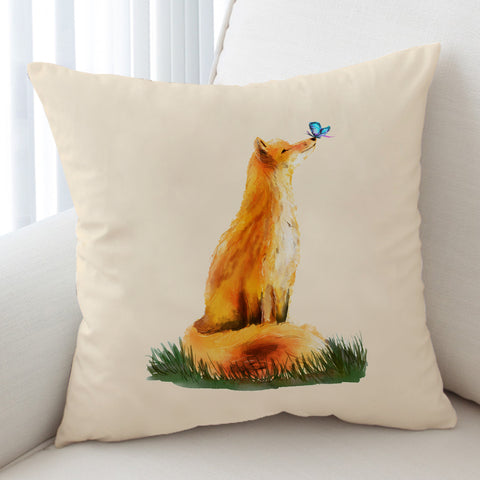Image of Fox & Butterfly SWKD2041 Cushion Cover