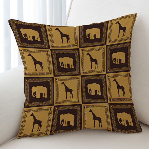 Image of African Animals SWKD2053 Cushion Cover