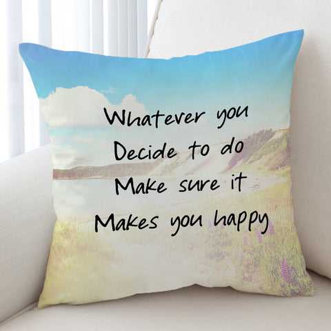 Image of Life Quote SWKD2056 Cushion Cover