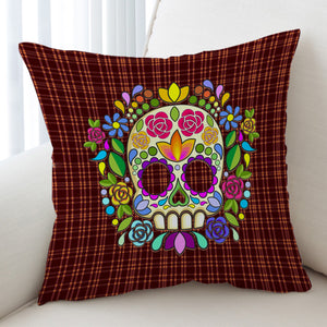 Gaudy Skull SWKD2082 Cushion Cover