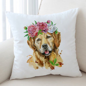 Golden Retriever SWKD2488 Cushion Cover