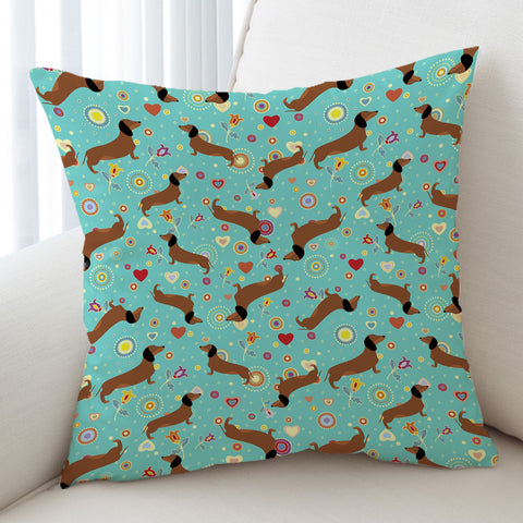 Image of Dachshunds SWKD2489 Cushion Cover