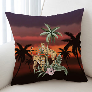 Sunset Leopards SWKD2513 Cushion Cover