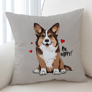 Happy Corgi SWKD2520 Cushion Cover