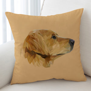 Golden Retriever Head SWKD3303 Cushion Cover