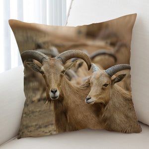 Two Brown Deers SWKD3333 Cushion Cover