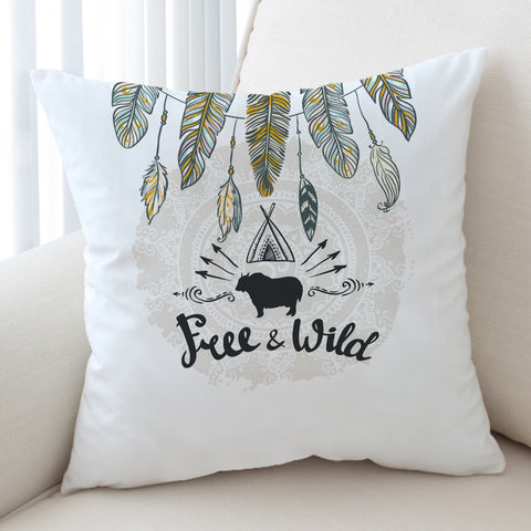 Image of Feather - Free & Wild SWKD3336 Cushion Cover