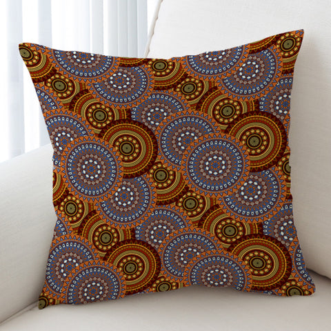 Image of Round Aztec SWKD3342 Cushion Cover