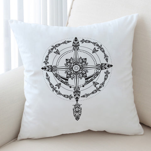 Image of Cross Round Dreamcatcher SWKD3347 Cushion Cover