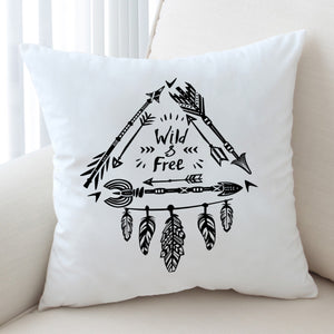 Wild & Free - Triangle Arrow Dreamcatcher SWKD3354 Cushion Cover