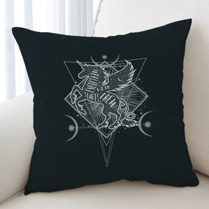 Unicorn Warrior Logo SWKD3375 Cushion Cover