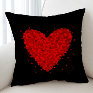 Red Dot Heart SWKD3377 Cushion Cover